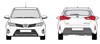 barre de toit pour Toyota Auris